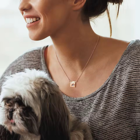 Collar cámara con foto personalizada - Eterna Huella
