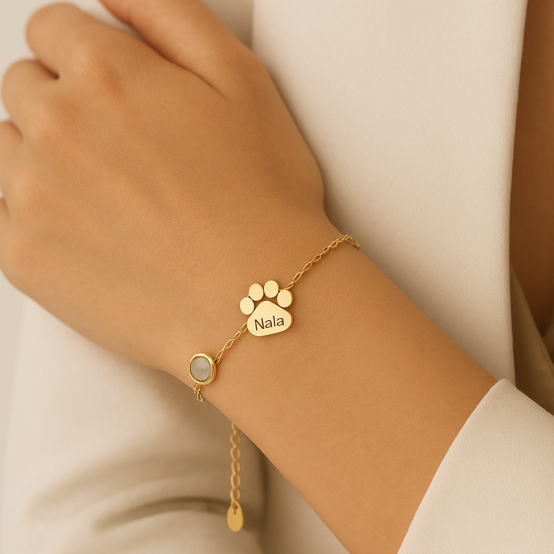 Pulsera huella con nombre y foto - Eterna Huella