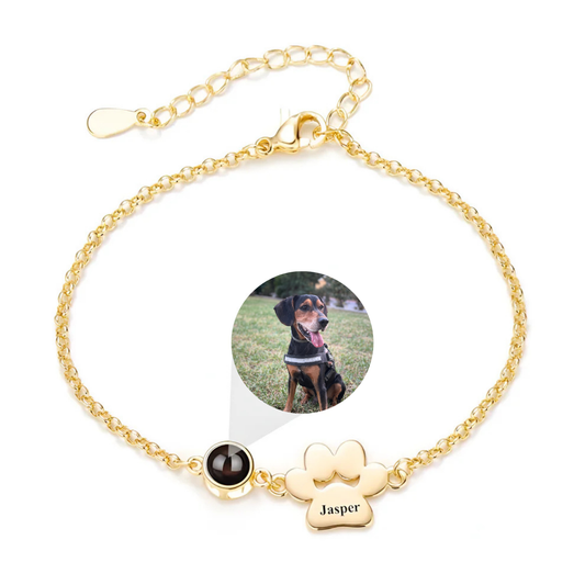 Pulsera huella con nombre y foto - Eterna Huella