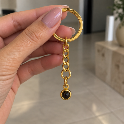 Llavero esfera con foto personalizada