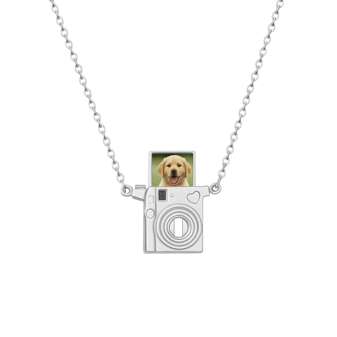 Collar cámara con foto personalizada - Eterna Huella