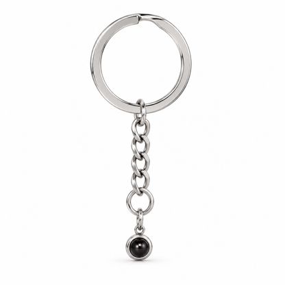 Llavero esfera con foto personalizada