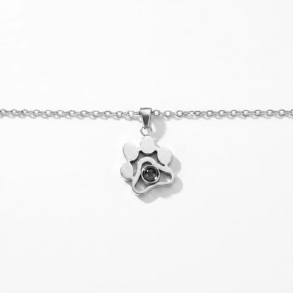 Collar huella con foto personalizada