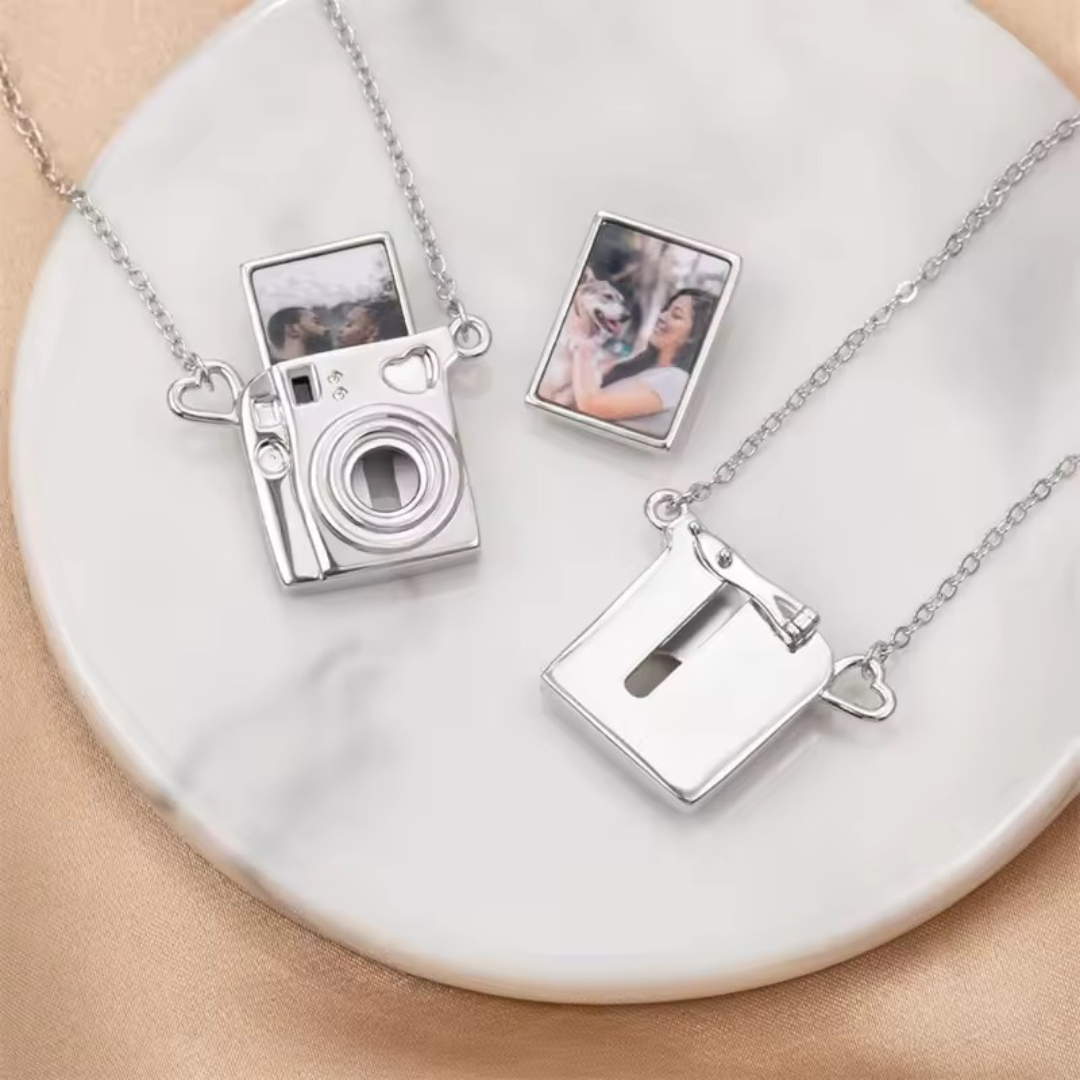 Collar cámara con foto personalizada - Eterna Huella