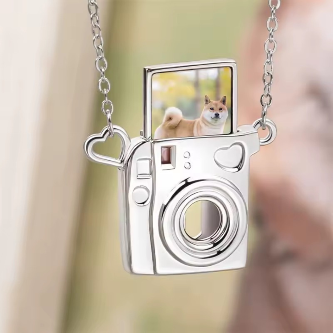 Collar cámara con foto personalizada - Eterna Huella