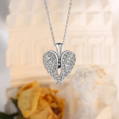 Collar alas de ángel con foto personalizada - Eterna Huella
