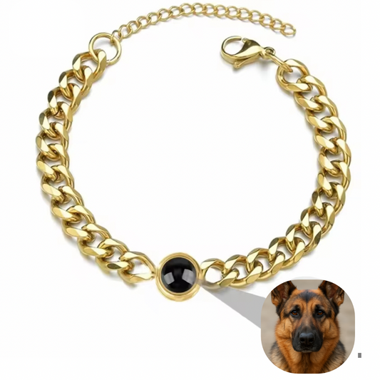 Pulsera para hombre con foto personalizada - Eterna Huella