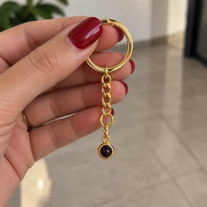 Llavero esfera con foto personalizada