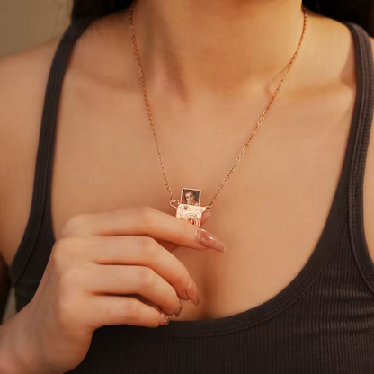 Collar cámara con foto personalizada - Eterna Huella