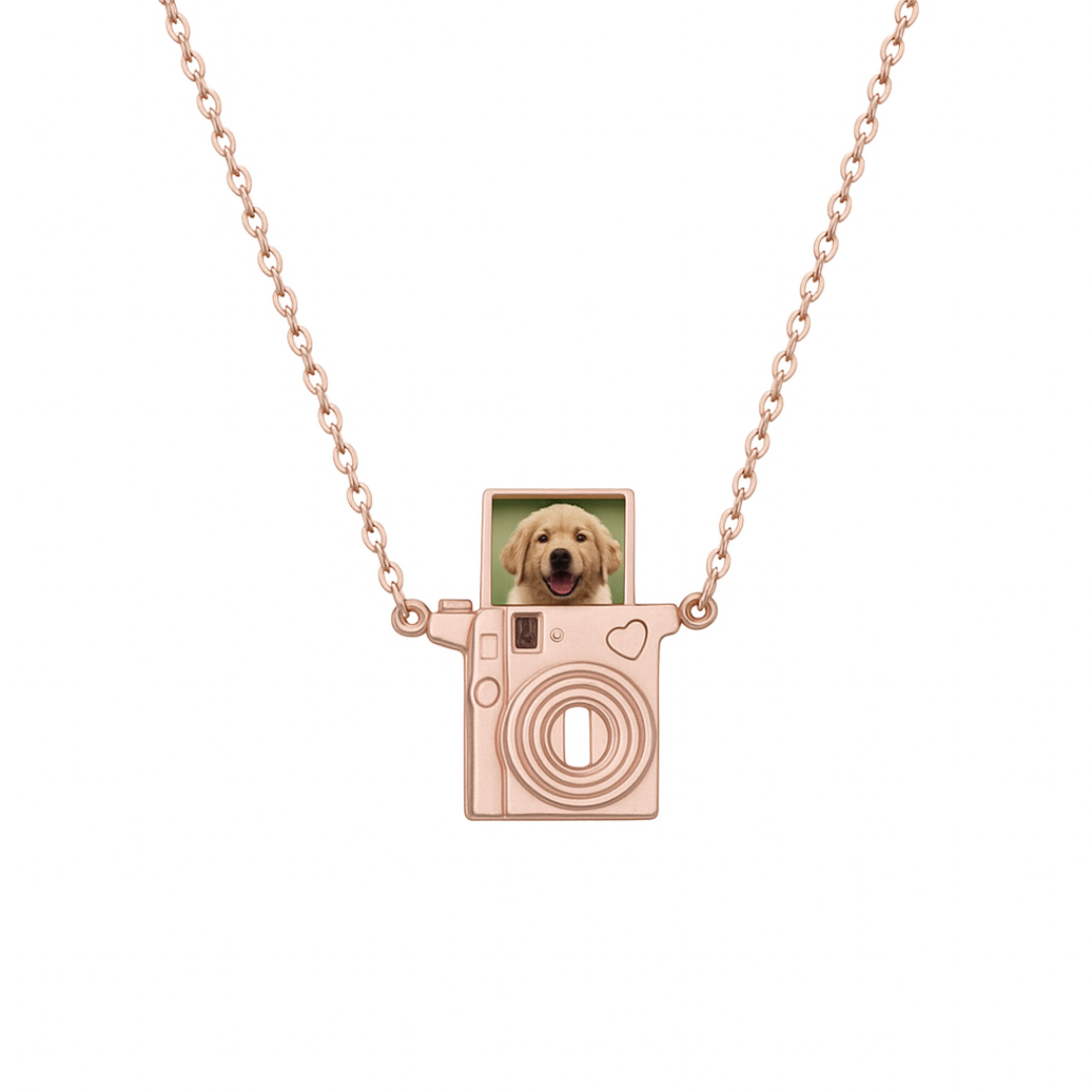 Collar cámara con foto personalizada - Eterna Huella