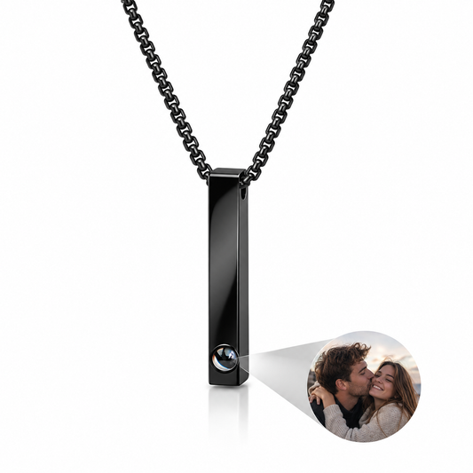 Collar barra con foto personalizada