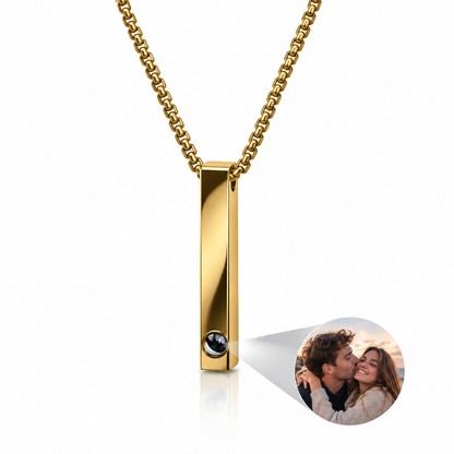 Collar barra con foto personalizada