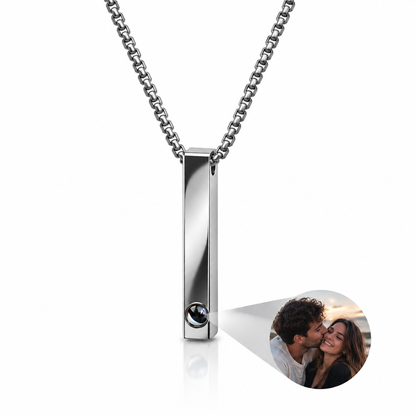 Collar barra con foto personalizada